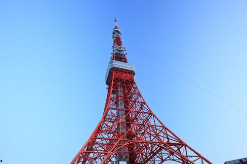 东京铁塔图片,都市天际线的璀璨明珠
